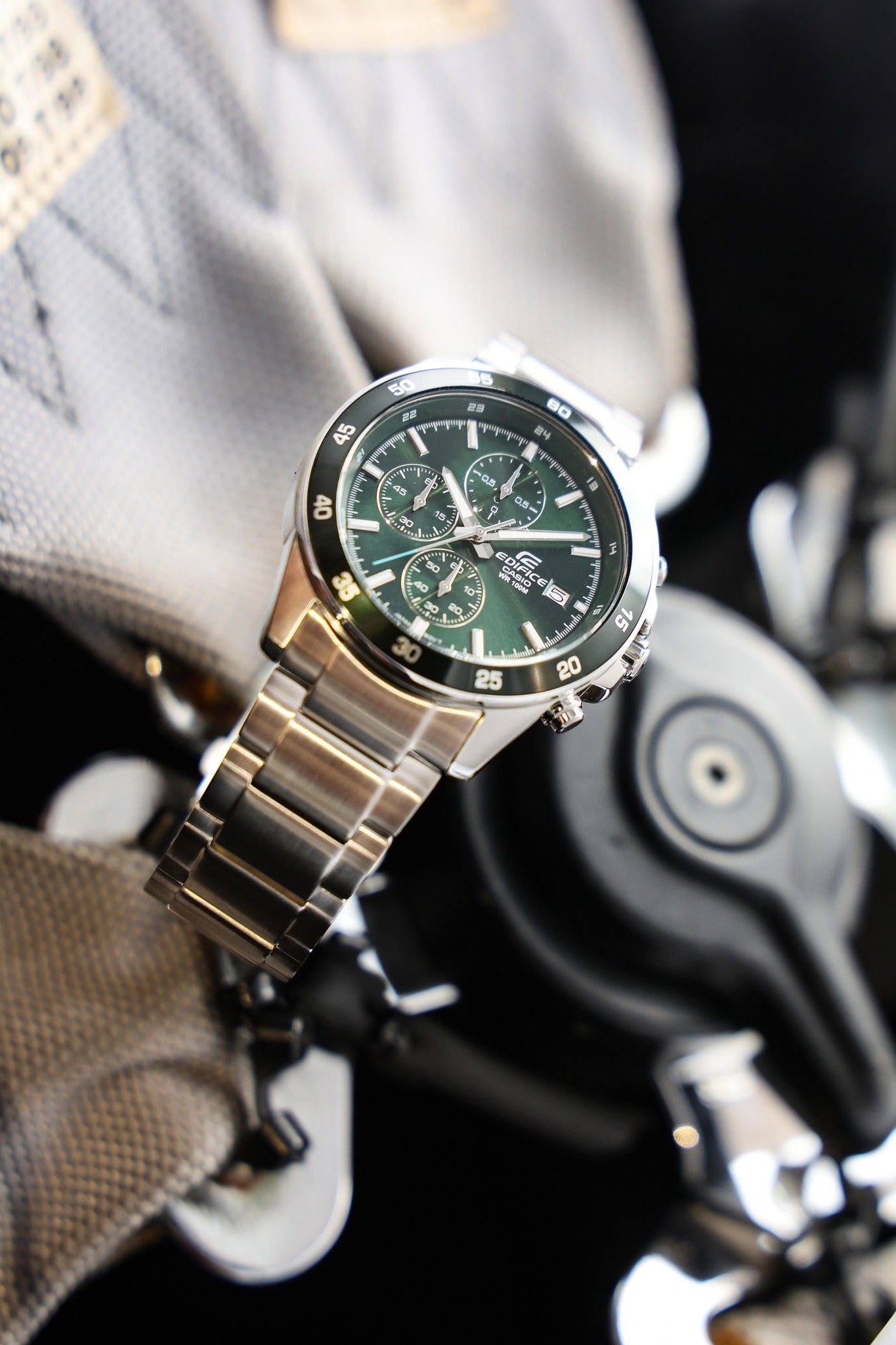 Casio Casio Edifice (Efr-526D-3Avudf) Chronograph 43.8mm Stainless Steel Band - Image 2