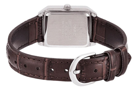 Casio LTP-V007L-7B2 Brown Leather Watch for Women - Image 4