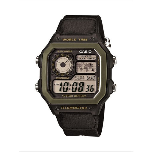CASIO AE-1200WHB-1BVD – Olive Green