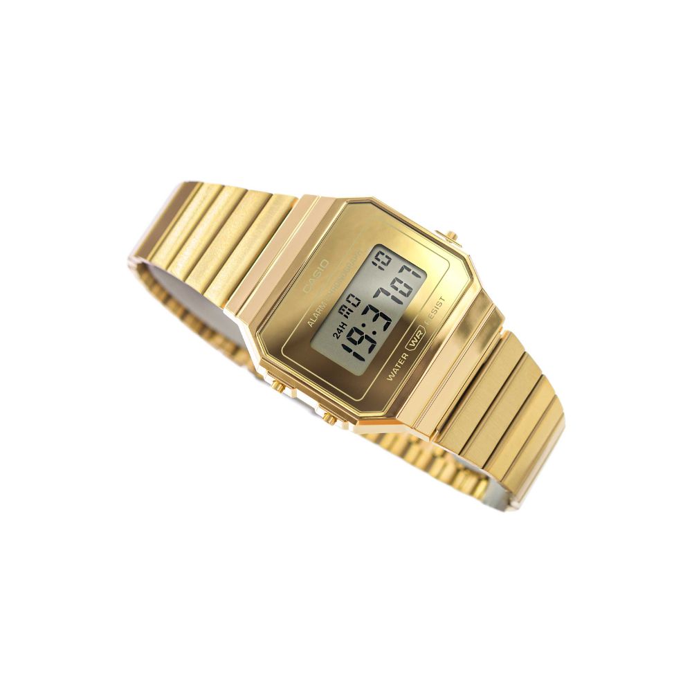 Casio Vintage Super Slim Digital Watch A700WEVG-9ADF - Image 2