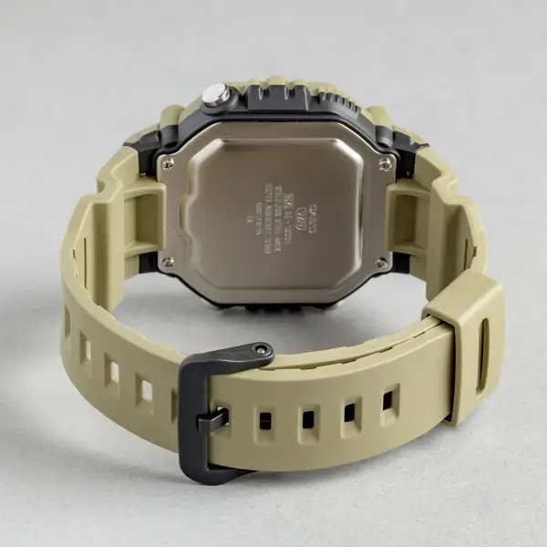 Casio Youth Dual Time Digital Resin Belt Watch AE-1600H-5AVDF - Image 3