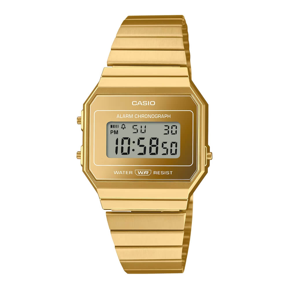 Casio Vintage Super Slim Digital Watch A700WEVG-9ADF