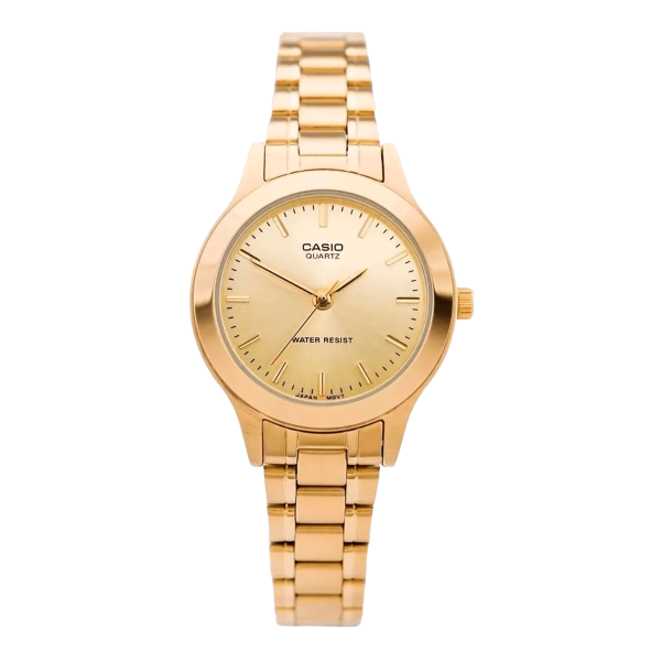 Casio Vintage LTP-1128N-9ARDF Women's Gold Stainless Watch for Women