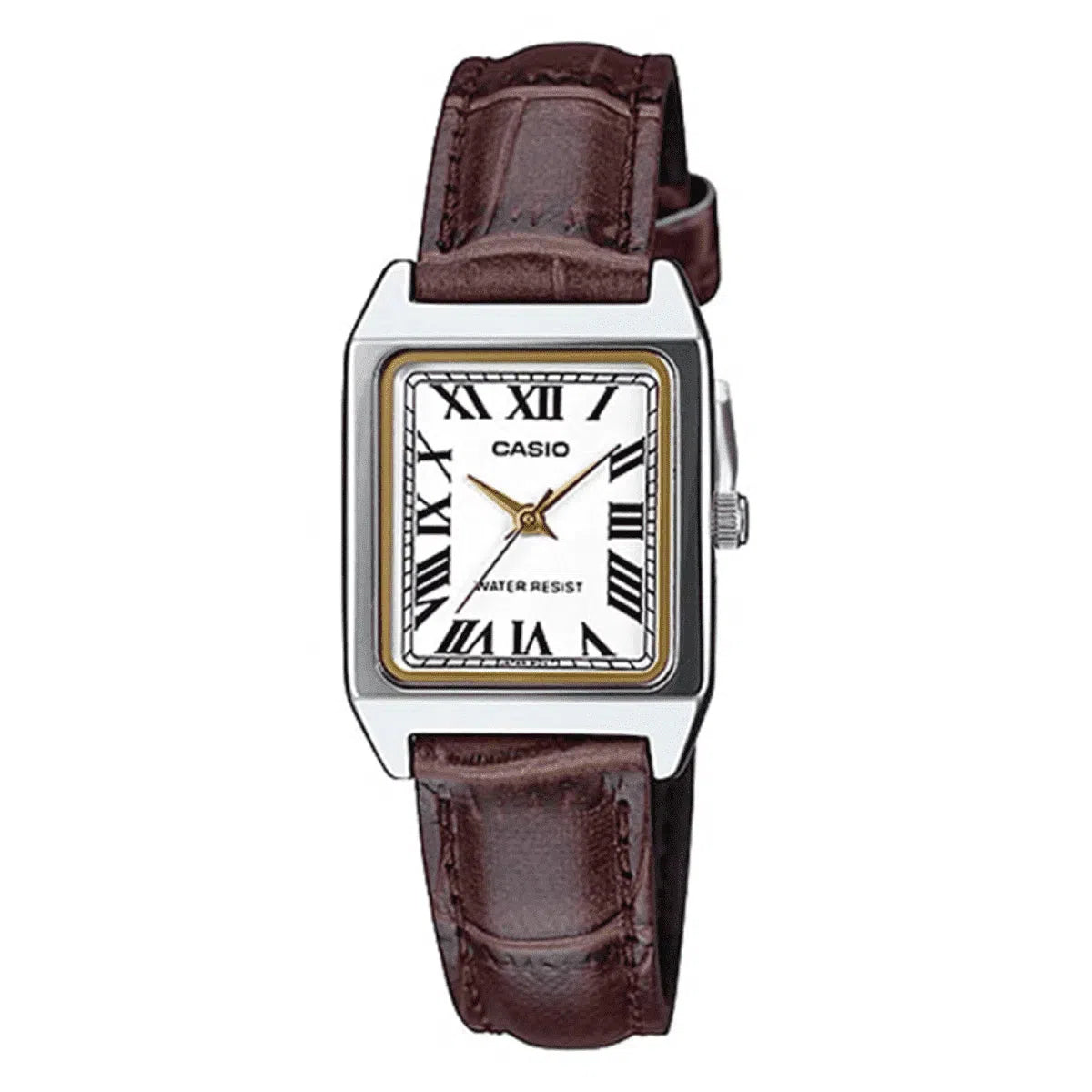 Casio LTP-V007L-7B2 Brown Leather Watch for Women