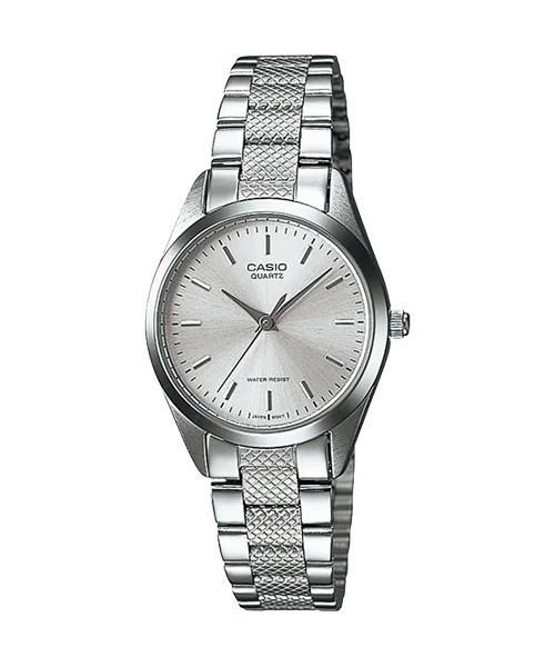 Casio LTP-1274D-7ADF Silver Stainless Steel Strap Watch for Women