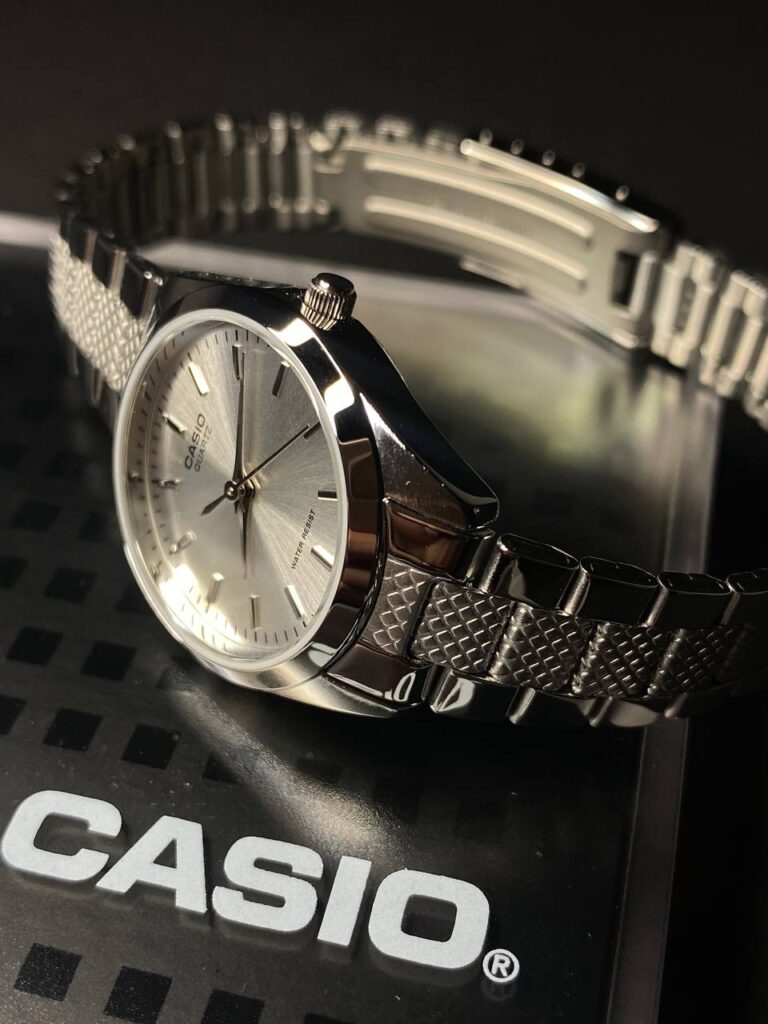 Casio LTP-1274D-7ADF Silver Stainless Steel Strap Watch for Women - Image 2